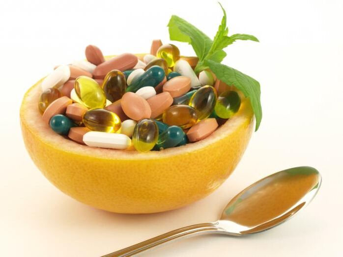 Gücü arttırmak için çeşitli vitaminler